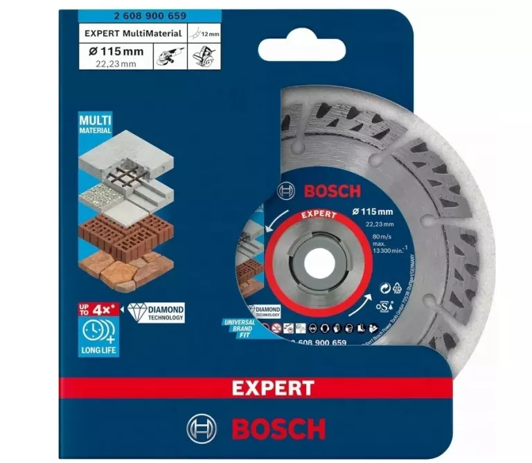 BOSCH TARCZA DIAMENTOWA DO BETONU I KAMIENIA 115 X 22,23 MM XLOCK