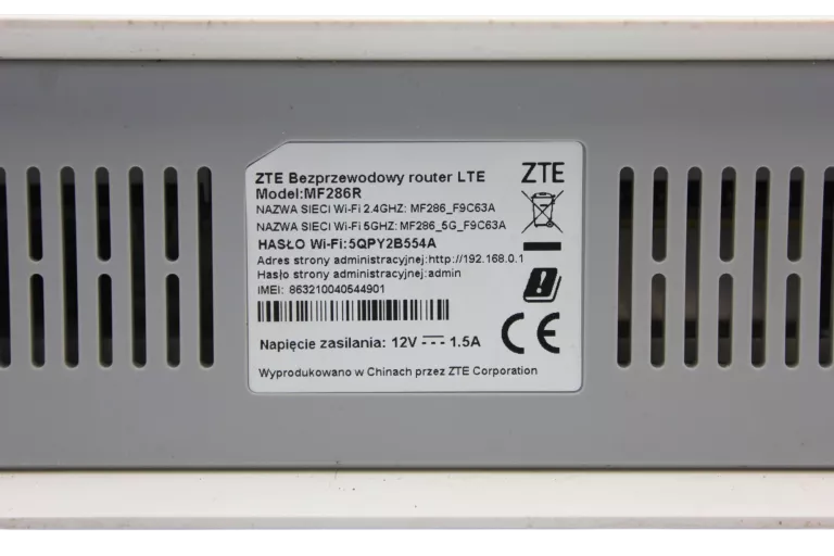 ROUTER 4G/LTE ZTE MF286R