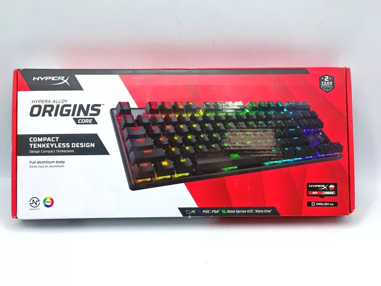 HYPERX ALLOY ORIGINS CORE HX-KB7RDX-US, MECHANICZNA OPIS!