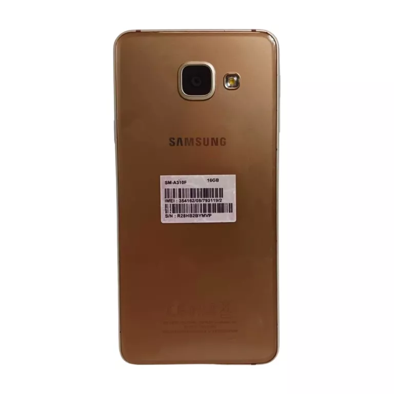 TELEFON SAMSUNG GALAXY A3 2016 SM-A310F ZŁOTY