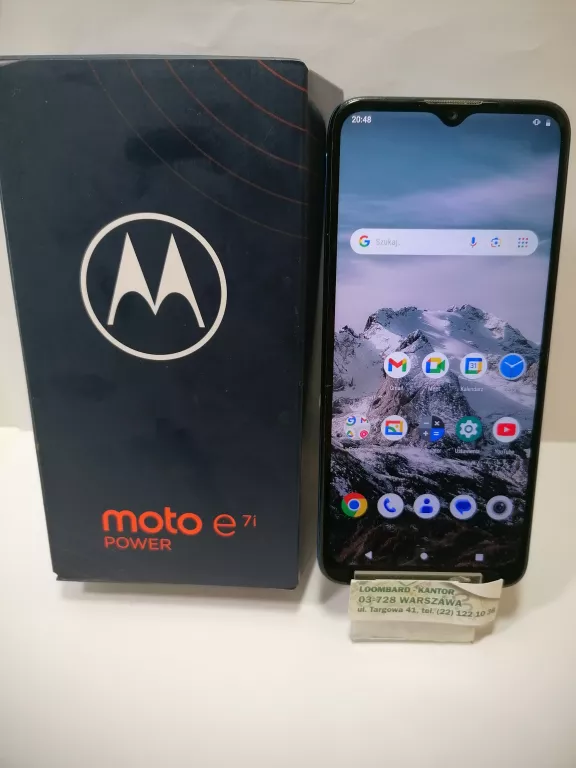 TELEFON  MOTOROLA E 7 POWER PUDEŁKO