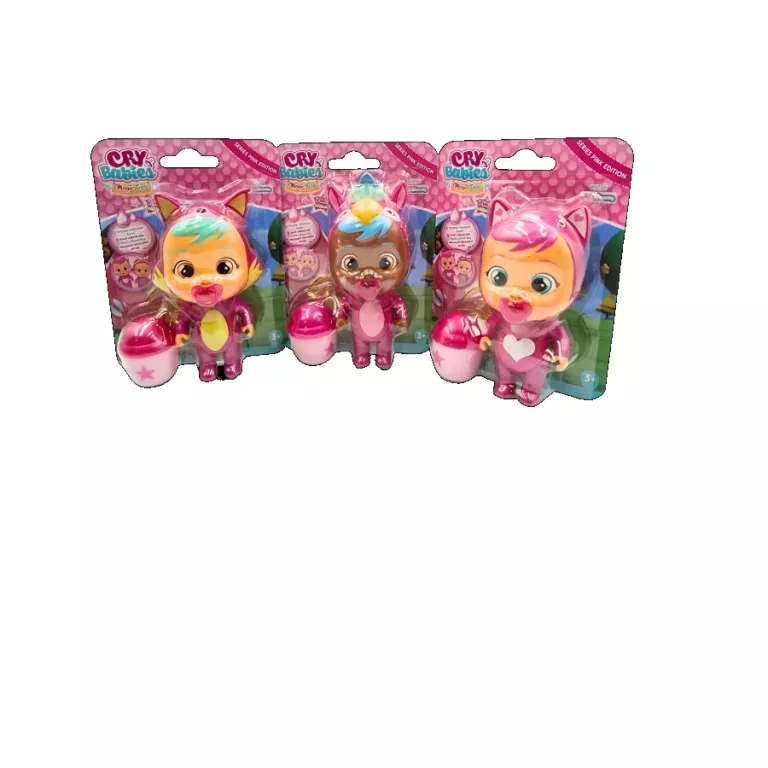 LALKA CRY BABIES TM TOYS MAGIC TEARS PINK EDITION