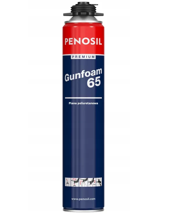 PIANA PIANKA MONTAŻOWA PISTOLETOWA PREMIUM 65 PENOSIL MAX WYDAJNA 900ML.