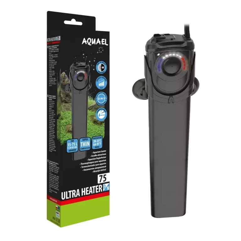 AQUAEL ULTRA HEATER D&N 75W - GRZAŁKA DO AKWARIUM 35-75 L.