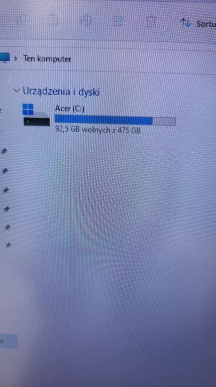 LAPTOP ACER NITRO 5 AN517-51 N18C4 / 8/500GB / WINDOWS 11 / *OKAZJA*