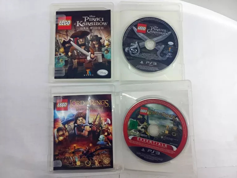 ZESTAW 4 GIER PLAYSTATION 3 GTA 4, KILLZONE 2, LEGO PIRACI, LEGO LOTR