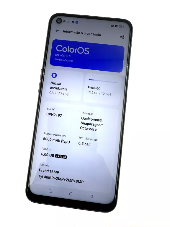 TELEFON OPPO A75 5G 6/128GB
