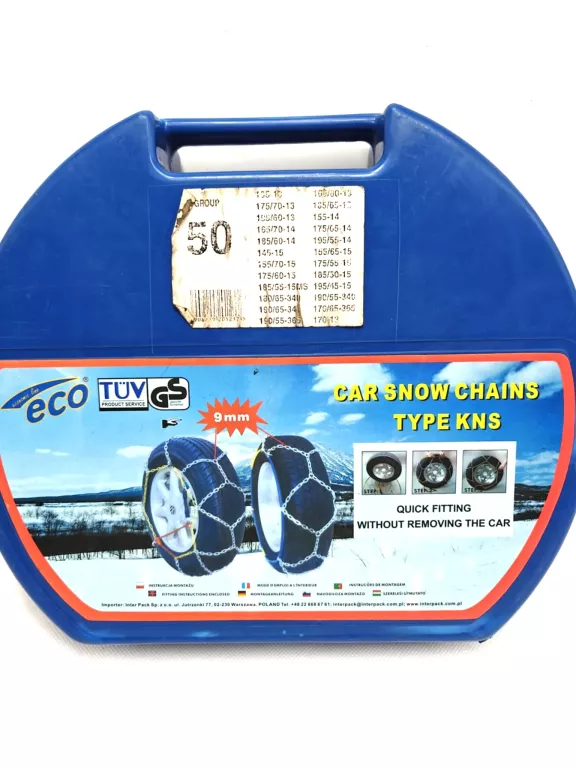 ŁAŃCUCHY ŚNIEGOWE KNS 13/14/15 9MM ECO