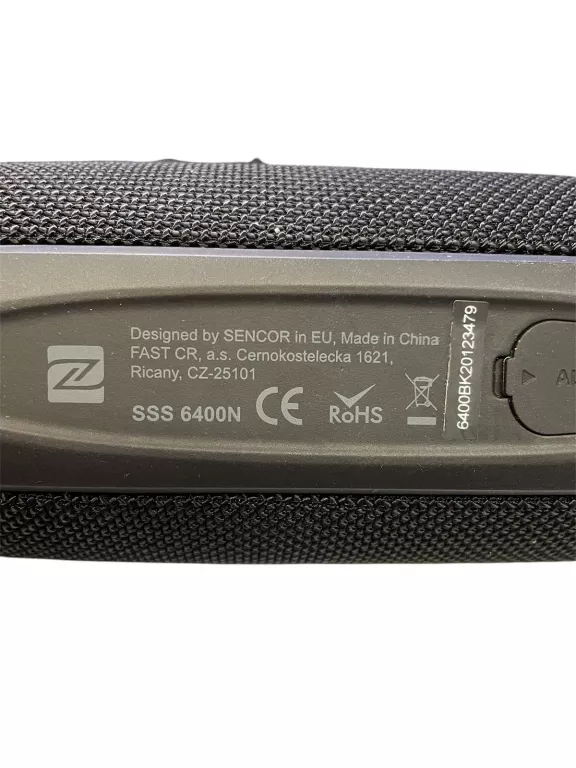 GŁOŚNIK BLUETOOTH SENCOR SIRIUS SSS 6400N PUDEŁKO