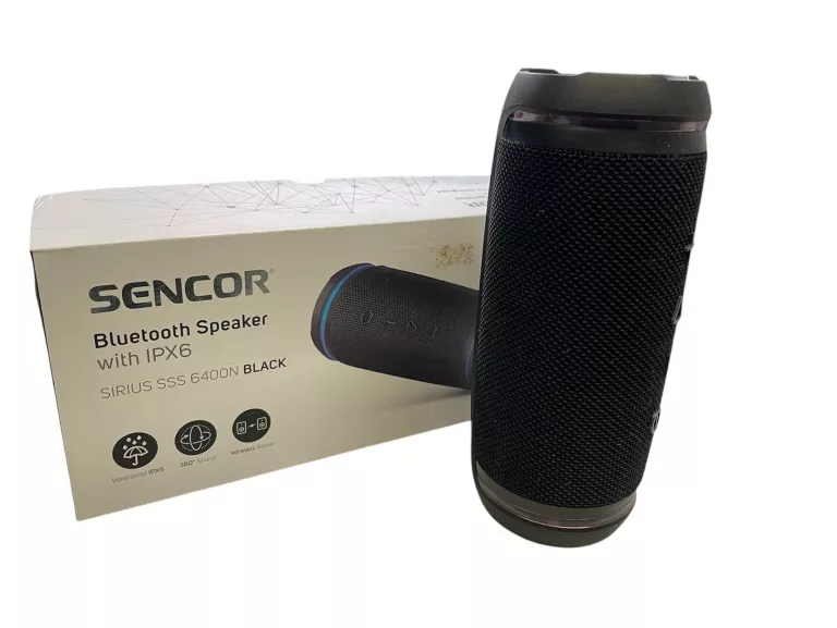 GŁOŚNIK BLUETOOTH SENCOR SIRIUS SSS 6400N PUDEŁKO