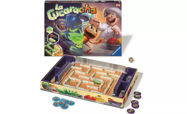 LA CUCARACHA GRA PLANSZOWA RAVENSBURGER NOCNA EDYCJA HEX BUG NANO KARALUCH