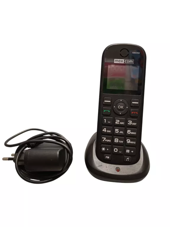 TELEFON DLA SENIORA MAXCOM MM36D CZARNY