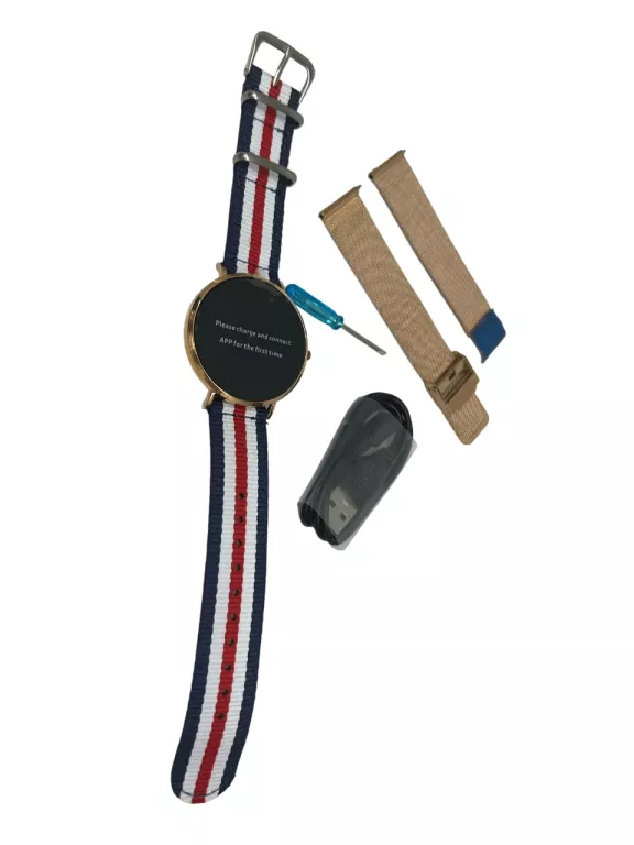 ULTRA CIENKI STALOWY SMARTWATCH T8