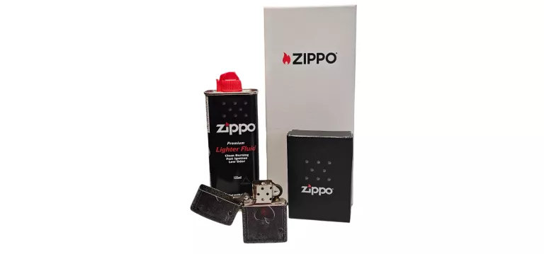 ZAPALNICZKA AS PIK ZIPPO + BENZYNA + PUDEŁKO
