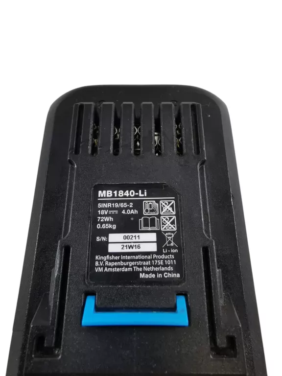 MACALLISTER AKUMULATOR BATERIA MEB1840-LI 4.0 AH