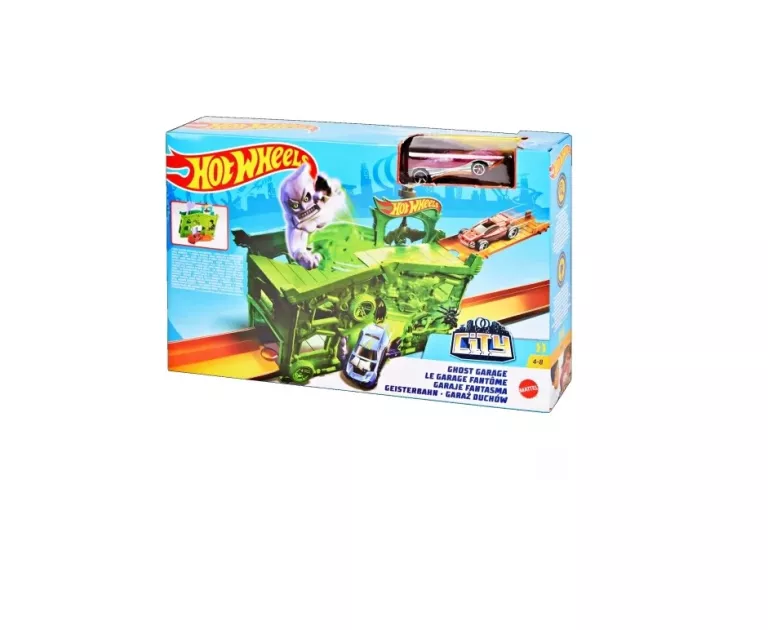 HOT WHEELS GARAŻ DUCHÓW+ SAMOCHODZIK FJN38