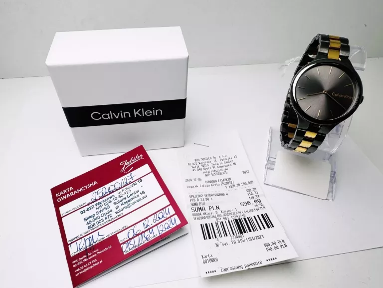 ZEGAREK DAMSKI CALVIN KLEIN LINKED BRACELET 25200127 KOMPLET GWARANCJA