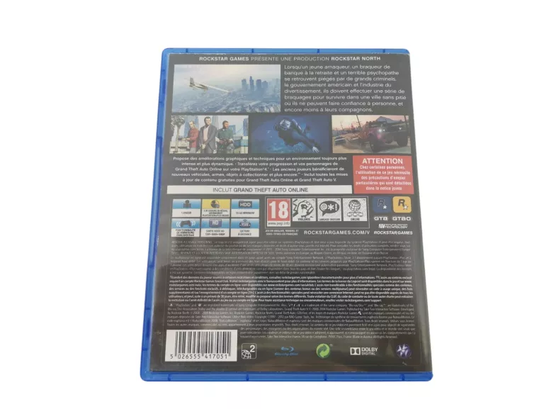 GRA GRAND THEFT AUTO V PS4