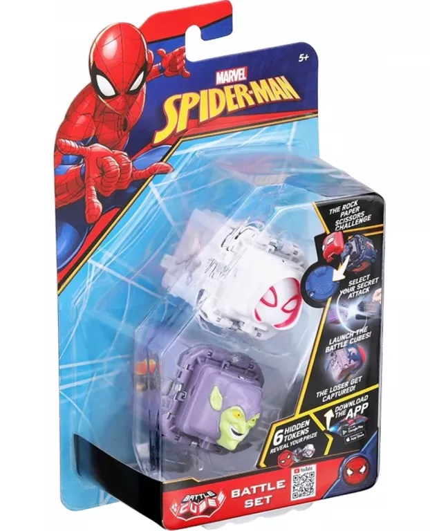 BATTLE CUBES SPIDERMAN MARVEL SPIDER GWEN GOBLIN