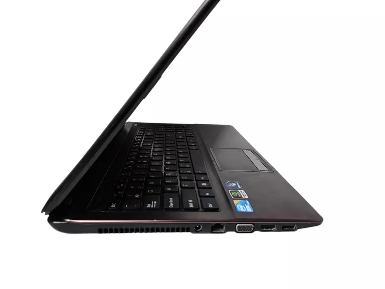 LAPTOP ASUS K53SV-SX055V I5-2410 / 4GB / 256GB / WIN10 PĘKNIĘTA RAMK