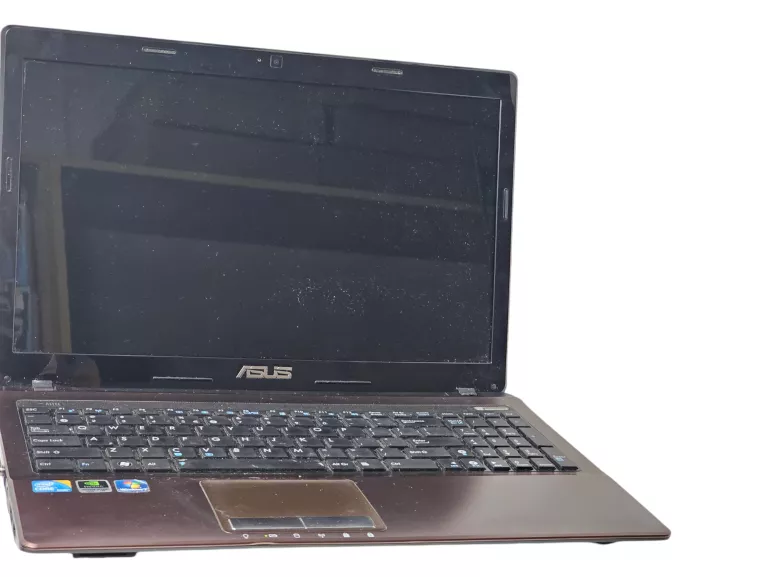 LAPTOP ASUS K53SV-SX055V I5-2410 / 4GB / 256GB / WIN10 PĘKNIĘTA RAMK