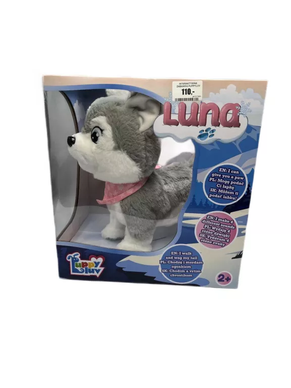 TM TOYS INTERAKTYWNY PIES LUNA PIESEK MASKOTKA PLUSZAK HUSKY