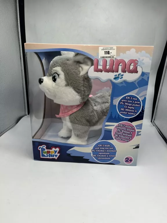 TM TOYS INTERAKTYWNY PIES LUNA PIESEK MASKOTKA PLUSZAK HUSKY