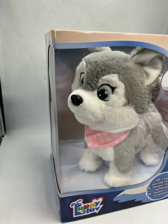TM TOYS INTERAKTYWNY PIES LUNA PIESEK MASKOTKA PLUSZAK HUSKY