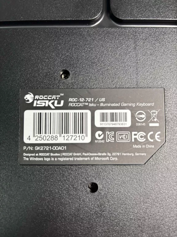 KLAWIATURA ROCCAT TALK ROC 12 721