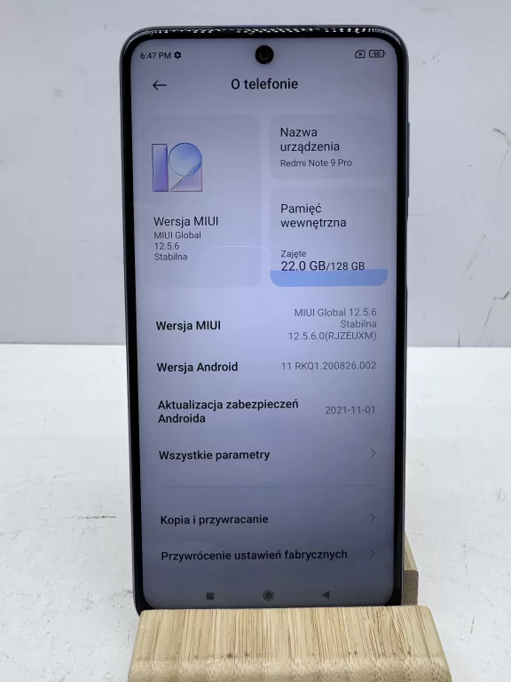 TELEFON REDMI NOTE 9 PRO 6GB/128GB