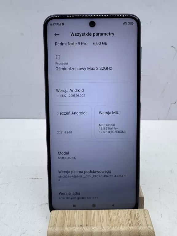 TELEFON REDMI NOTE 9 PRO 6GB/128GB