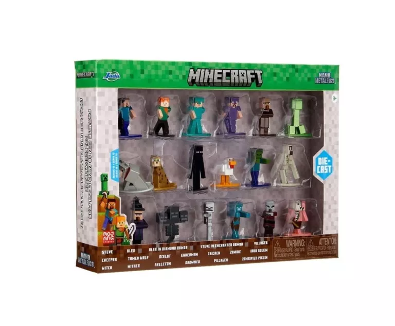 ZESTAW FIGUREK JADA TOYS MINECRAFT 253265013 4006333092527