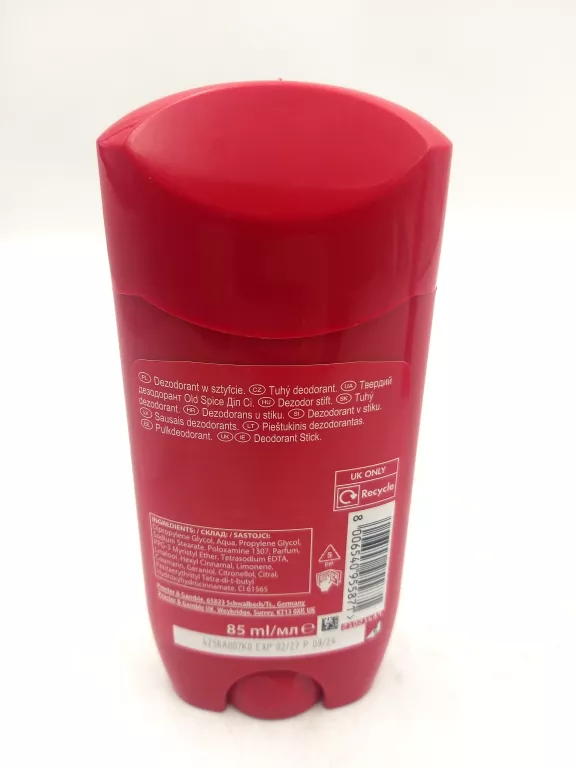 OLD SPICE DEEP SEA DEZODORANT W SZTYFCIE DLA MĘŻCZYZN 85ML