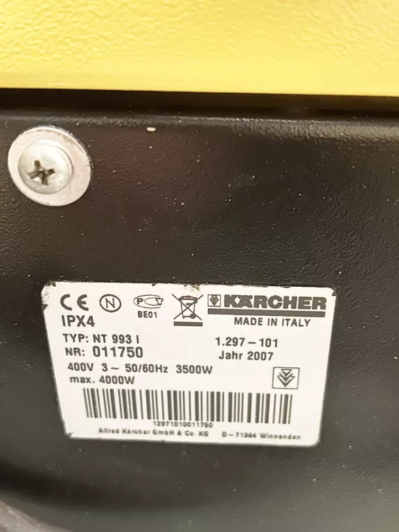 URZĄDZENIE SPRZĄTAJĄCE KARCHER NT 993 L