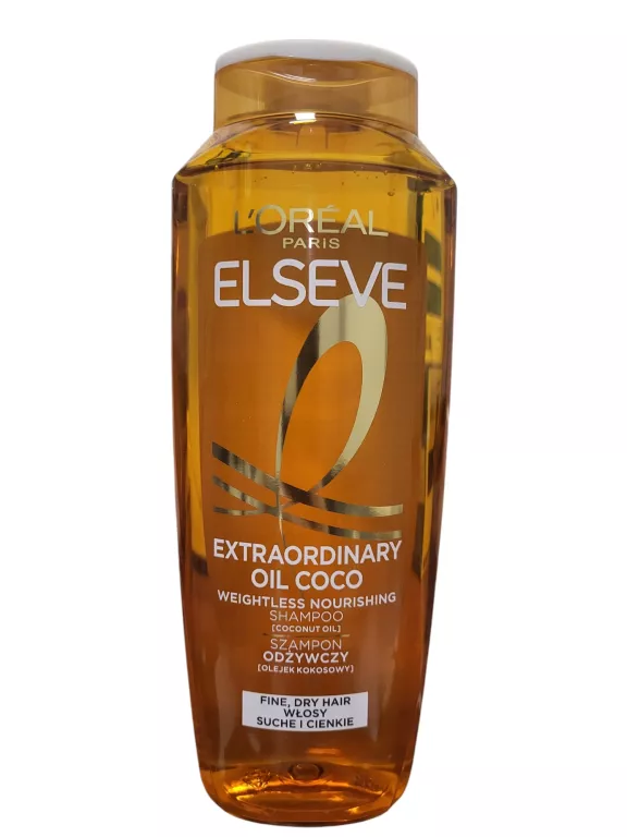 LOREAL ELSEVE LEKKI SZAMPON ODŻYWCZY OLEJEK KOKOSOWY 500 ML