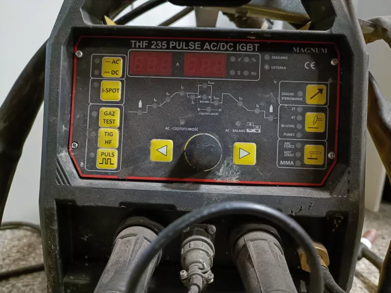 SPAWARKA TIG MAGNUM THF 235 PULS AC/DC IGBT + BUTLA