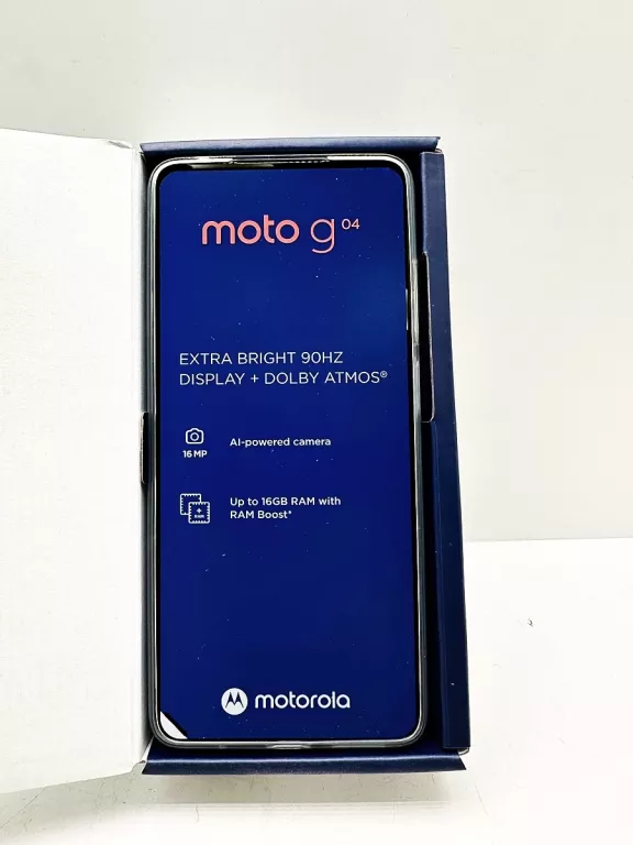 TELEFON MOTO G04 + PUDEŁKO