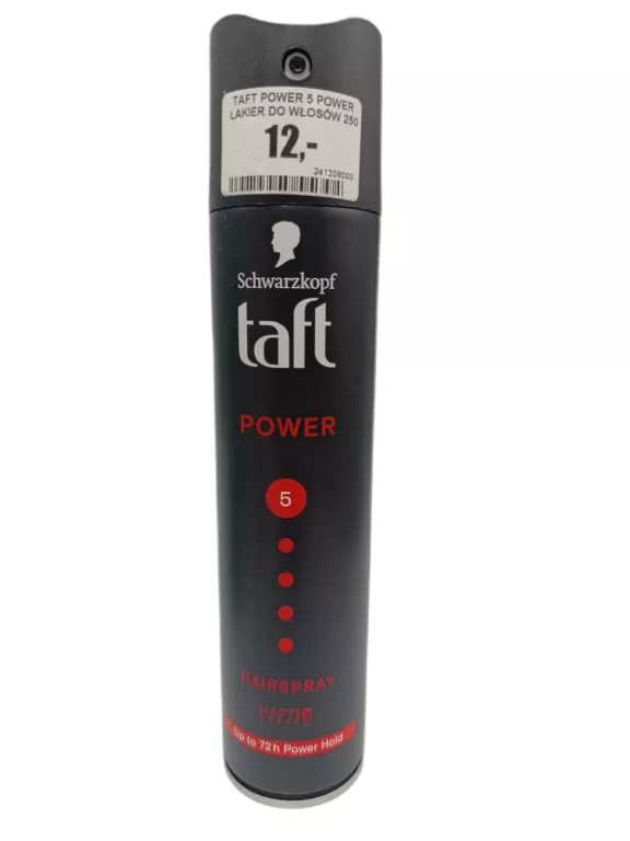 TAFT POWER 5 POWER LAKIER DO WŁOSÓW 250 ML