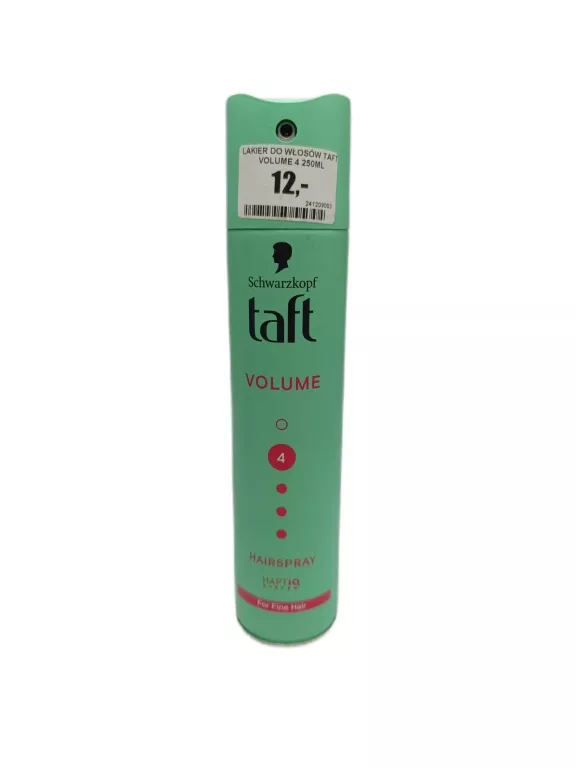 LAKIER DO WŁOSÓW TAFT VOLUME 4 250ML