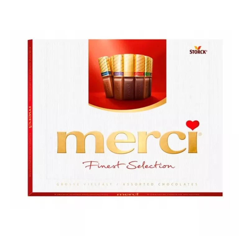 CZEKOLADKI MERCI FINEST SELECTION 250 G