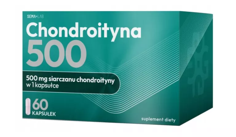 SEMA LAB CHONDROITYNA FORTE 500 MG NA STAWY I KOŚCI 60 KAPSUŁEK