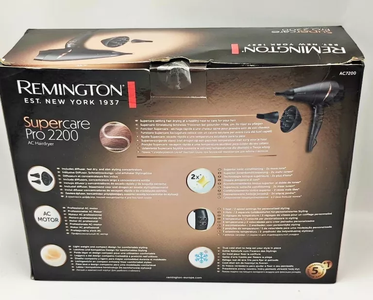 SUSZARKA DO WŁOSÓW REMINGTON AC7200 KPL