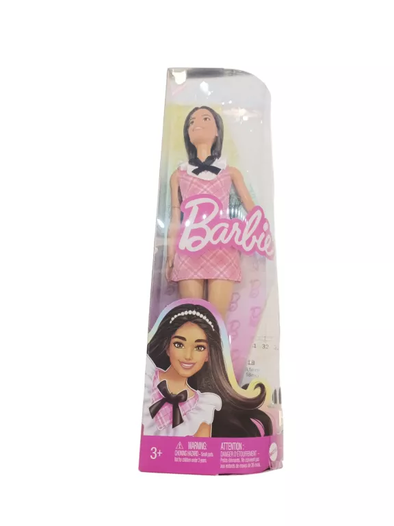 LALKA BARBIE MATTEL BRUNETKA ZIELONE OCZY FASHIONISTAS HJT06