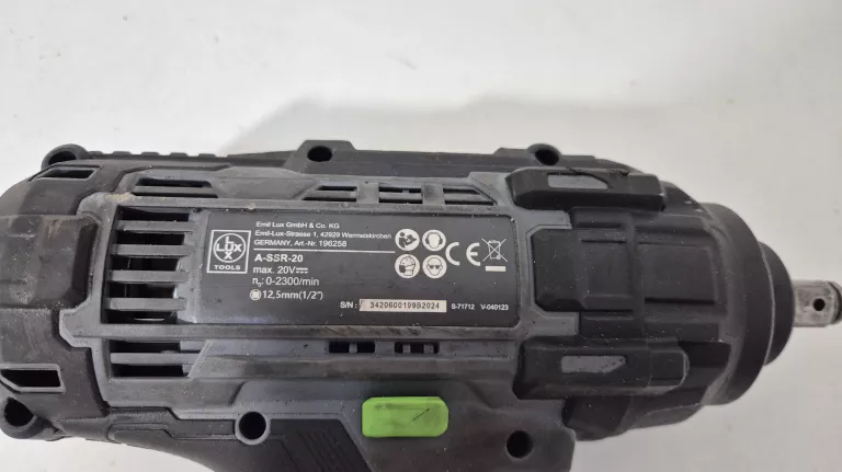 KLUCZ UDAROWY LUX-TOOLS A-SSR-20 BEZ BATERI