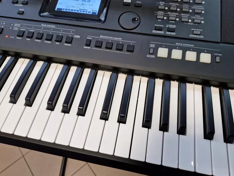 YAMAHA PSR-E473 KEYBOARD DO NAUKI + STOJAK ORGANY KLAWISZE GWAR