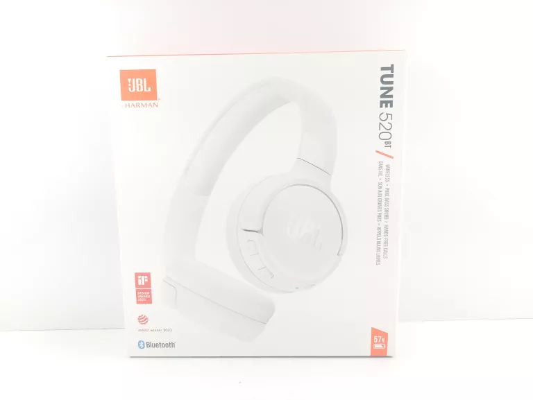 SŁUCHAWKI JBL TUNE 520BT BIAŁE GWARANCJA