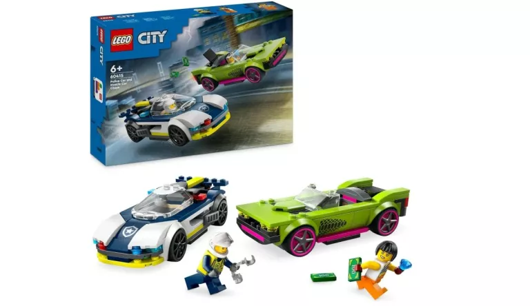 LEGO CITY 60415 - POŚCIG RADIOWOZU ZA MUSCLE CAREM