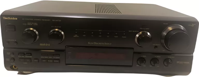 TECHNICS WZMACNIACZ AMPLITUNER SA-AX730 DOBRY STAN