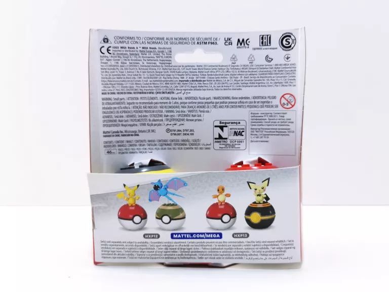 MEGA POKEMON POKEBALL 2PAK SQUIRTLE I CUBONE 46EL HXP15 MATTEL