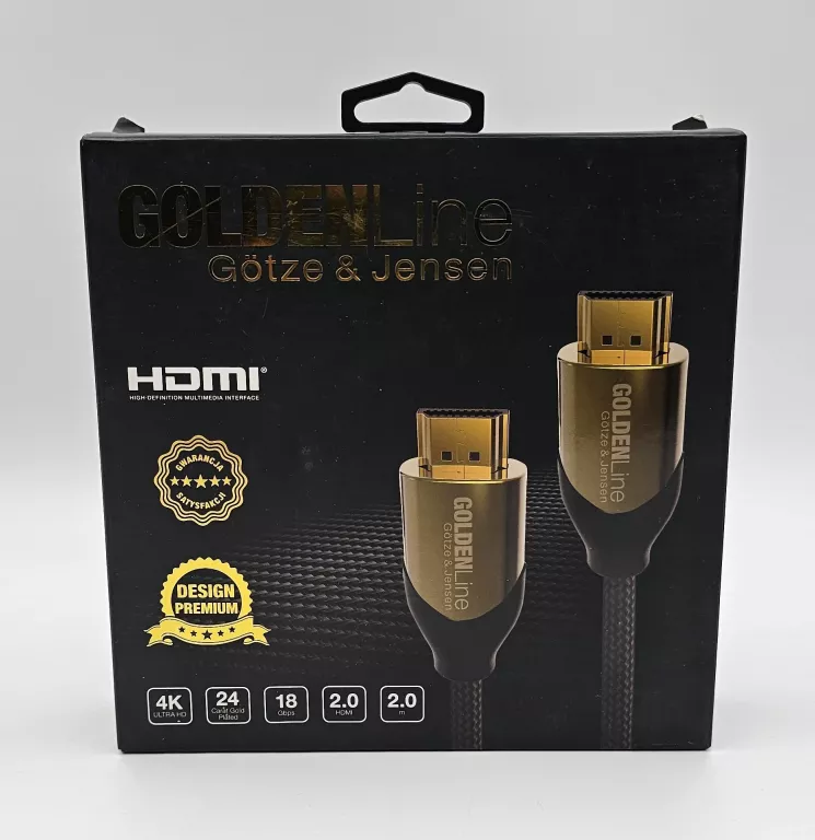 KABEL HDMI GOTZE&JENSEN GOLDENLINE 2M